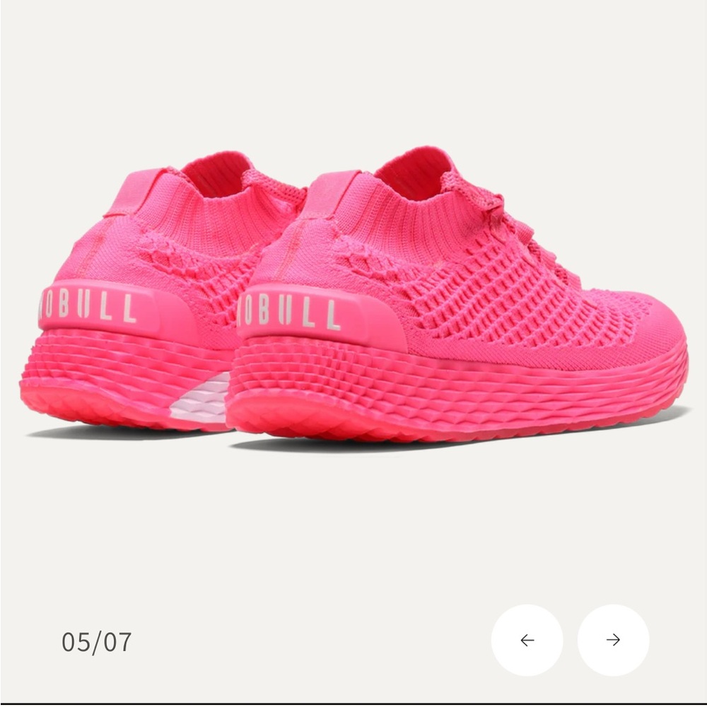 NEW- NoBull Pink Allday Knit Ripstop Running Shoes- Women's 8.5 - Picture 7 of 12